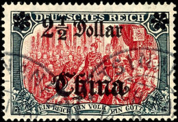 1907, 2 1/2 $ Mit Plattenfehler, Tadellos, Gepr. Bothe BPP Mit Doppelter Signatur, Mi. 300,--, Katalog: 47ALII PFI... - Deutsche Post In China