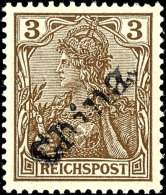 3 Pf Handstempel Tadellos Postfrisch, Gepr. Köhler Und Bothe BPP, Mi. 3000,--, Katalog: 8 **3 Pf Hand... - Deutsche Post In China