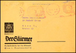 1939, Vordruckumschlag "Der Stürmer" Mit Entsprechender Abb. Und Text "Ohne Lösung Der Judenfrage...",... - Sonstige & Ohne Zuordnung