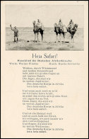 Propaganda, Deutsch-italienischer Feldzug In Afrika, Insgesamt Fünf, Teils Mehrfarbige Propagandakarten... - Other & Unclassified