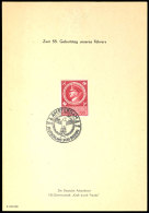 1944, Adolf Hitler, Einfarbiges DIN A5 Minister-Gedenkblatt Zum 55. Geburtstag Des Führers/"Die Deutsche... - Sonstige & Ohne Zuordnung