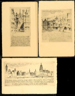 1922, 28. Philatelistentag Frankfurt/Main, 3 Versch. Privat-GSK Je Mit Pass. SST, Blanko, Tadellos, Katalog: PP61... - Sonstige & Ohne Zuordnung