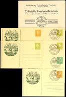 1932, 38. Philatelistentag Heidelberg, 6 Sonderkarten, Davon 4 Mit Pass. SST, Blanko Und 2 St. Ungebr. Und Pass.... - Other & Unclassified