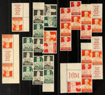 Stände 1934, 15 Zusammendrucke Komplett, Dabei Randstücke Und Bogenecken, Postfrisch; Mi. 540,-, Katalog:... - Sonstige & Ohne Zuordnung