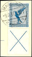 Flugpost 1930, 20+X, Senkrechter Zusammendruck Tadellos Auf Briefstück, Fotobefund Hans-Dieter Schlegel BPP:... - Other & Unclassified