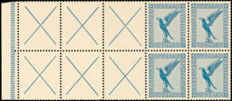 Flugpost 1931, 20 Pf. Heftchenblatt Postfrisch (zwischen Feld 7 Und 8 Etwas Angetrennt), Mi. 500,-, Katalog:... - Sonstige & Ohne Zuordnung