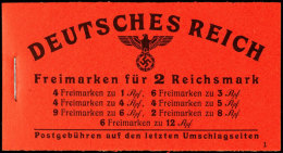 Hitler 1941, 2. Seite Reklame Radiergummi, Postfrisch, Mi. 140,-, Katalog: MH48.1.1 **Hitler 1941, 2. Page... - Markenheftchen