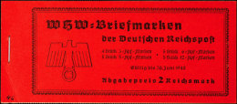 1939 WHW Bauwerke,  Postfrisch, Eckbug, Deckel Mit Nr. Beschriftet, 5 Pf. 1 Marke Kerbe, Mi. 150,-, Katalog: MH46... - Booklets