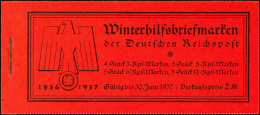 1936, WHW-MH, Tadellos Postfrisch, Ohne Aufschlagspur, Katalog: MH43 **1936, WHW Stamp Booklet, In Perfect... - Booklets
