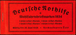 Stände 1934, H-Blätter Duchgezähnt Bzw. Nicht Durchgezähnt, Postfrisch (Deckelanschlag), Mi.... - Booklets