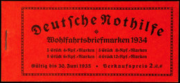 Stände 1934, H-Blätter Nicht Durchgezähnt, Postfrisch, Mi. 500,-, Katalog: MH40.2 **Trades 1934,... - Booklets