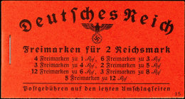 Hindenburg 1940/41, Markenheftchen Mit ONr. 15, Tadellos Postfrisch, Ohne Aufschlagspur, Katalog: MH39.5... - Markenheftchen