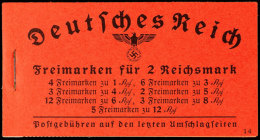 Hindenburg 1940, ONr. 14, Postfrisch, Mi. 200,-, Katalog: MH39.4 **Hindenburg 1940, Ono. 14, Mint Never Hinged,... - Markenheftchen