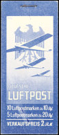 Flugpost 1930, Markenheftchen, Postfrisch, Deckel Etwas Blass, Radierspur Mit Kleinem Blaustrich. H-Blätter... - Markenheftchen