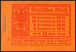 Markenheftchen 15, HBl.-Ränder Dgz, Tadellos Postfrisch, Michel 900.-, Katalog: MH15A **Stamp Booklet 15,... - Booklets