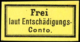 Gebührenzettel Mit Vollem Originalgummi Und Nur Ganz, Ganz Schwacher Falzspur, Nahezu Postfrisch. Selten Bei... - Sonstige & Ohne Zuordnung