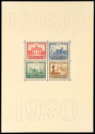 IPOSTA-Block, Tadellos Postfrisch, Gepr. Schlegel BPP, Mi. 1600,-, Katalog: Bl.1 **International Postage Stamp... - Other & Unclassified