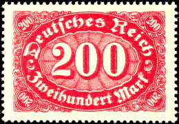 200 Mark Oueroffset, Abart "Doppelbilddruck", Tadellos Postfrisch, Gepr. Oechsner BPP, Mi. 400.-, Katalog: 220DD... - Other & Unclassified