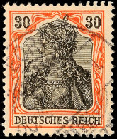 30 Pf Kriegsdruck Auf Y-Papier Tadellos Gestempelt, Gepr. Jäschke BPP, Mi. 120.-, Katalog: 89IIy O30 Pf... - Other & Unclassified