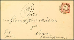 1 Groschen Karmin, Großer Schild, Portogerechte Einzelfrankatur Aus "WOLFENBÜTTEL 22 AUG 1874" Nach... - Sonstige & Ohne Zuordnung