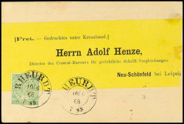 "RHEURDT 10.6.68" - K2, Sehr Seltener Stempel Aus Dem Rheinland Auf Luxus-Henze-Streifband Mit Dekorativer... - Sonstige & Ohne Zuordnung