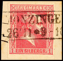 "MONZINGEN" - Ra2, OPD Koblenz, Klar Und Gerade, Fast Vollständig Auf Kabinettbriefstück 1 Sgr., Katalog:... - Other & Unclassified
