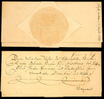 1715, STARGARD, Kabinettbrief Mit 5 Zeiliger Anschrift Dort Hin Mit Rücks. Sehr Dekorativem Papiersiegel... - Sonstige & Ohne Zuordnung