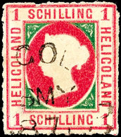 1 S. Gestempelt, Kleine Beanstandungen, Signiert Schulz BPP, Mi. 250,-, Katalog: 2 O1 S. Used, Small Faults,... - Heligoland