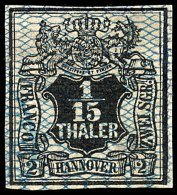 1/15 Thaler Tadellos Ungebraucht Mit Vollem Originalgummi Und Schwacher Falzspur, Allseits Vollrandig, Mi. 120,--,... - Hanover