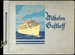 Fotoalbum KdF Der MS "Wilhelm Gustloff" Auf Ihrer 35. Reise, Dabei Ca. 80 Fotos Und Postkarten, 5x Speisekarten Der... - Ohne Zuordnung