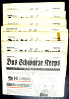 Zeitung Der Schutzstaffeln Der NSDAP "Das Schwarze Korps", 7x Ausgaben März/April 1938, Folgen 11-17,... - Unclassified