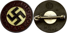 Nationalsozialistische Deutsche Arbeiterpartei (NSDAP) , Mitgliedsabzeichen, 23 Mm, Lackiert., Katalog:... - Unclassified