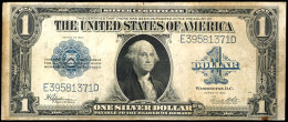 USA, 1 Dollar, 1923, George Washington, Seriennummer E39581371D, Erhaltung III-IV., Katalog: Pick 189... - Ohne Zuordnung