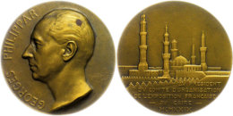 Frankreich, Bronzemedaille (Dm. Ca. 68mm, Ca. 149,07g), 1930, Von A. Maillard, Auf Die Ausstellung In Kairo. Av:... - Sonstige & Ohne Zuordnung