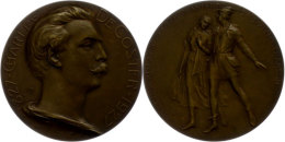 Belgien, Bronzemedaille (Dm. Ca. 69,90mm, Ca. 111,18g), 1927, Von A. Mauquoy, Auf CHarles De Coster. Av: Büste... - Sonstige & Ohne Zuordnung