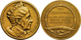 Baden, Großherzogin Luise, Bronzemedaille (88,99g, Durchmesser Ca. 61mm), 1923, Von R. Mayer, Auf Den Tod Von... - Sonstige & Ohne Zuordnung