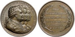 Frankreich, Louis XVI., Bronzemedaille (Dm. Ca. 41mm, Ca. 38,07g), 1794, Von Barre Und De Puymaurin. Av: Die... - Sonstige & Ohne Zuordnung