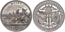 Aluminiummedaille (Durchmesser 39 Mm, 18,53 G), 1894, Von Jörgum Und Trefz, Auf Das XI. Deutsche... - Other & Unclassified