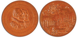 Bronzemedaille (55,1 Mm, 68,4 G), 1888, Auf Die Vereinigung Hamburgs Mit Dem Zollgebiet Des Deutschen Reiches. Av:... - Sonstige & Ohne Zuordnung