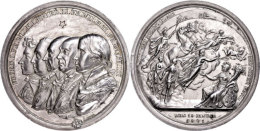 Preussen, Friedrich Wilhelm III., Silbermedaille (Dm. Ca. 56mm, Ca. 70,74g), 1801, Von G. Loos, 100 Jahre... - Other & Unclassified