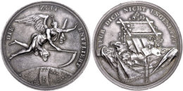 Preußen, Silbermedaille (Dm. Ca. 36,10mm, 12,73g), O.J. (um 1800), Von Loos. Av: Schwebender Chronos... - Sonstige & Ohne Zuordnung