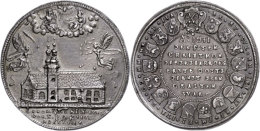 Regensburg, Silbermedaille (Dm. Ca. 33mm, Ca. 7,58g), 1631, Unsigniert, Auf Die Einweihung Der... - Other & Unclassified