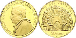 50 Euro, Gold, 2007, Jesus Christus Mit Den Jüngern Beim Letzten Abendmahl, 917er Gold, 15 G, Fb. 448, KM 403,... - Vatican