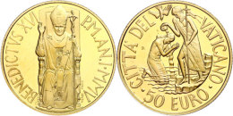 50 Euro, Gold, 2005, Sakramente Der Christlichen Initiation-1. Ausgabe- Taufe, Papst Benedikt XVI., 15 G, 916er... - Vatican