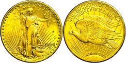 20 Dollars, 1924, Standing Liberty, Philadelphia, Fb. 185, Randfehler, Vz.  Vz20 Dollars, 1924, Standing... - Sonstige & Ohne Zuordnung