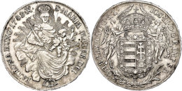 Taler, 1782, Josef II., Kremnitz, Dav. 1168, Ss-vz.  SsThaler, 1782, Joseph II., Kremnitz, Dav. 1168, Very Fine... - Hungary