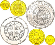 2015, Set  Zu 10, 20 Und 100 Euros, Juwelen Der Numismatik, Im Etui Mit OVP Und Zertifikaten, 7,99 G Feingold, PP. ... - Other & Unclassified