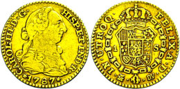 Escudo, 1787, Karl III., Madrid, Fb. 288, Ss.  SsEscudo, 1787, Karl III., Madrid, Fb. 288, Very Fine.  Ss - Sonstige & Ohne Zuordnung