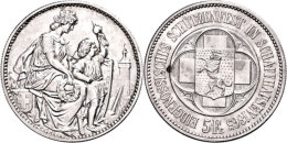 5 Franken, 1865, Schaffhausen, HMZ 2-1343f, Vz.  Vz5 Franc, 1865, Schaffhausen, HMZ 2-1343f, Extremley Fine  Vz - Sonstige & Ohne Zuordnung