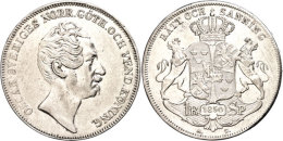 Riksdaler (33,93g), 1850, Oscar I., Stockholm, Dav. 354, Kl. Rf., Ss.  SsRiksdaler (33, 93g), 1850, Oscar I.,... - Schweden